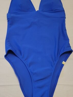 summersalt Blue One-Piece with Neutral Trim